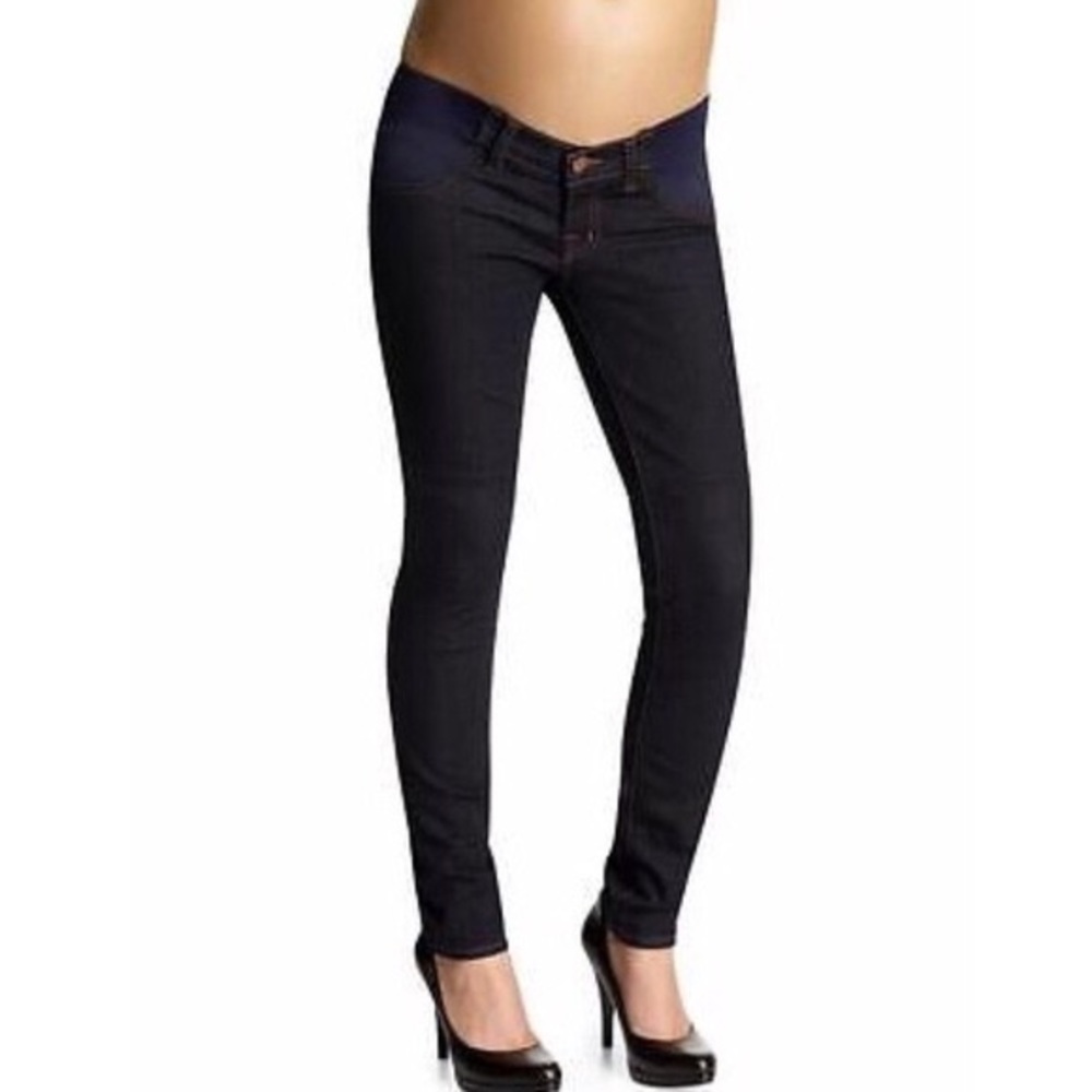 J Brand Mama J maternity skinny jeans side panel
